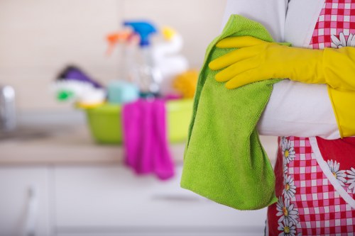 Clean and refreshed carpet drying after professional cleaning