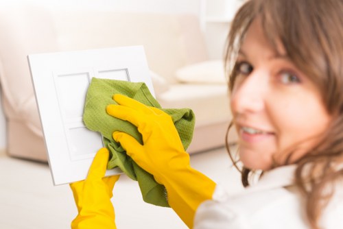 Upholstery treated for pet stain odour removal